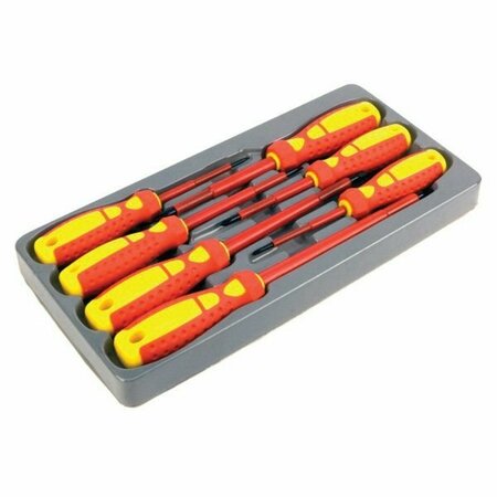 PERFORMANCE TOOL Screwdriver Set, 7-Piece W30897